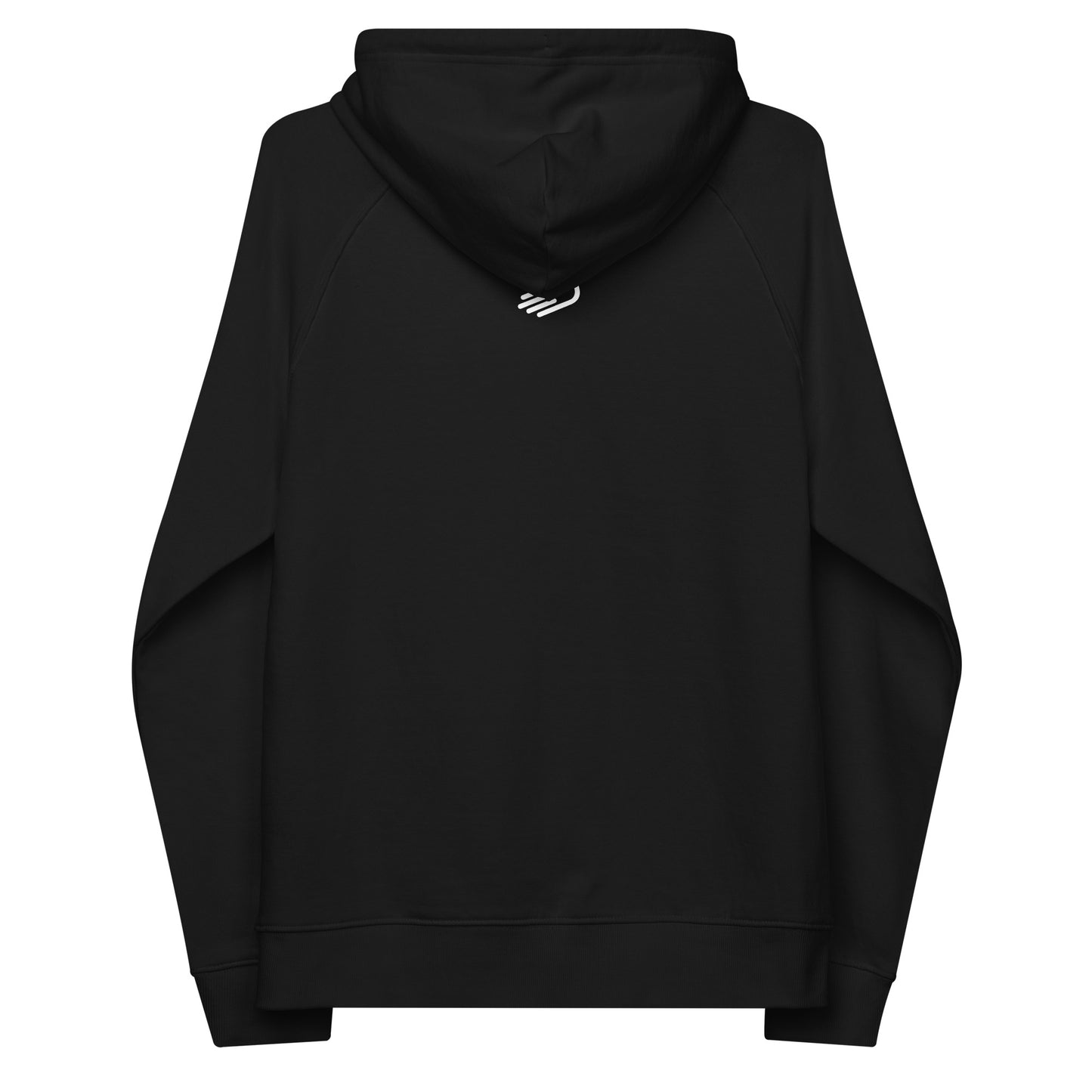 Black Hoodie with White Logo