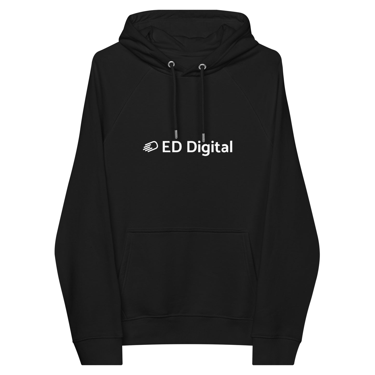 Black Hoodie with White Logo