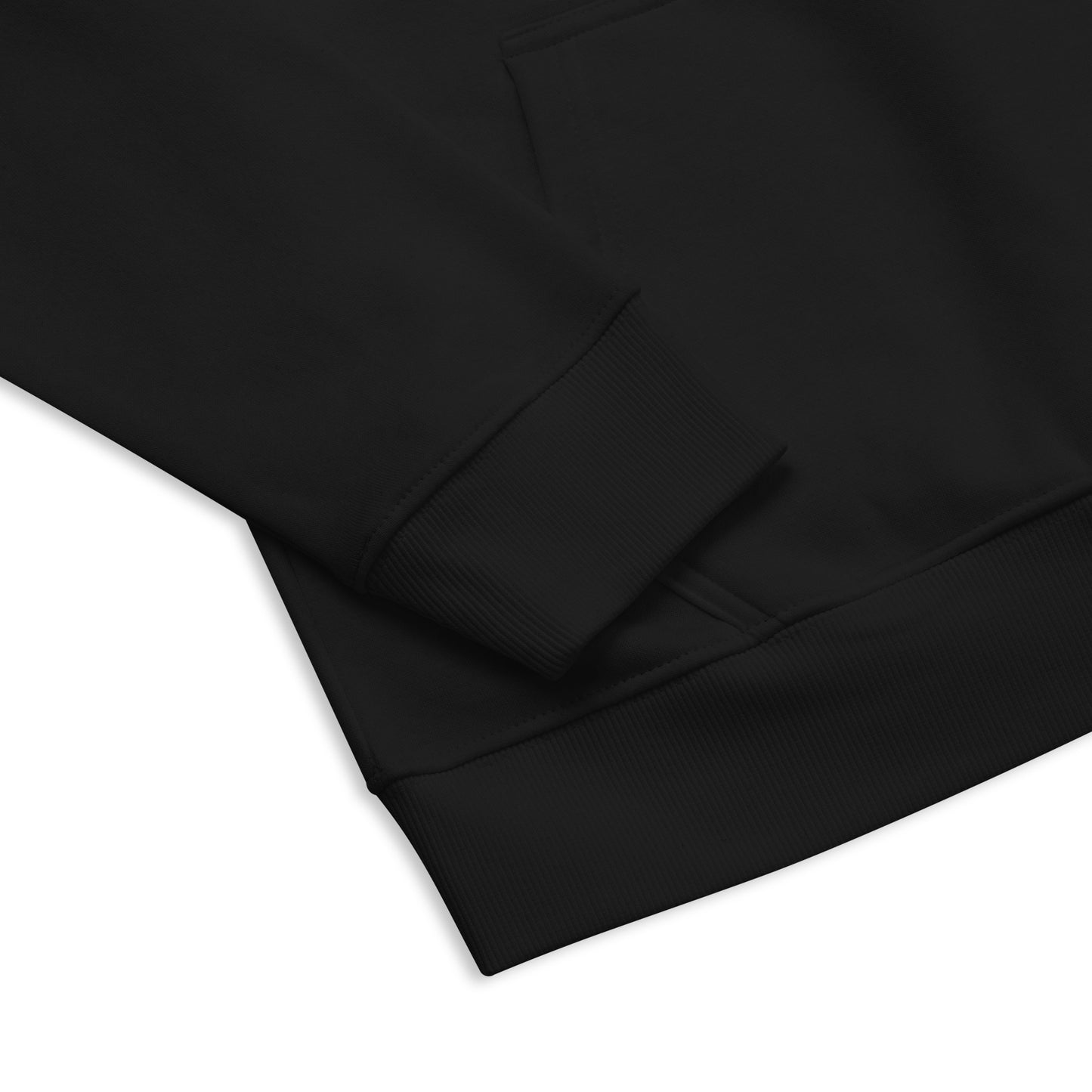 Black Hoodie with White Logo