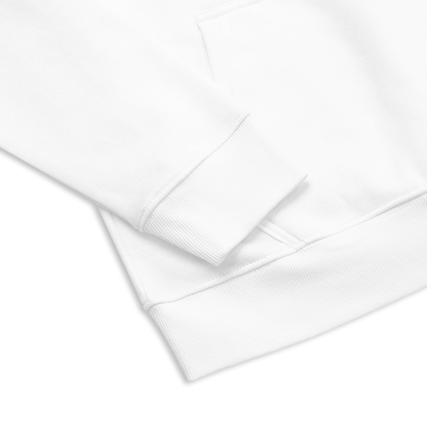 White Hoodie with Black Logo