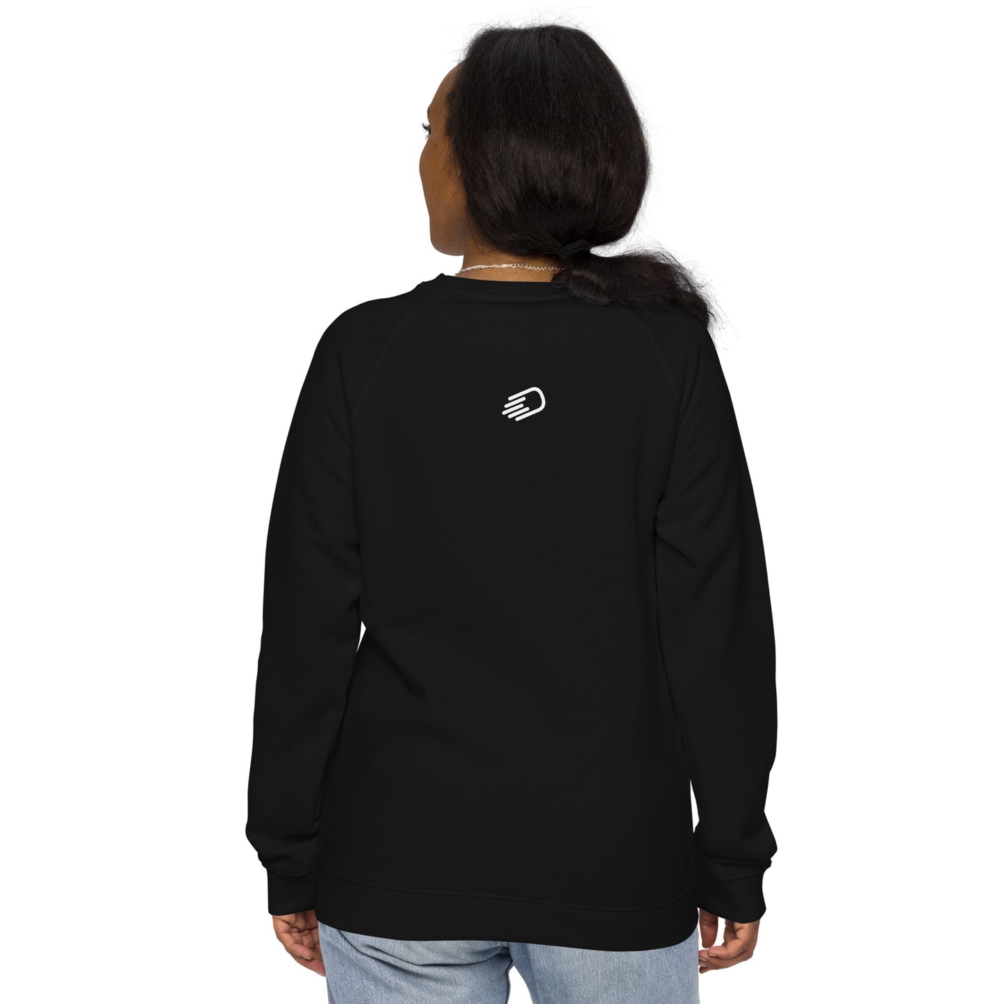 Black Long Sleeve Shirt with White Logo
