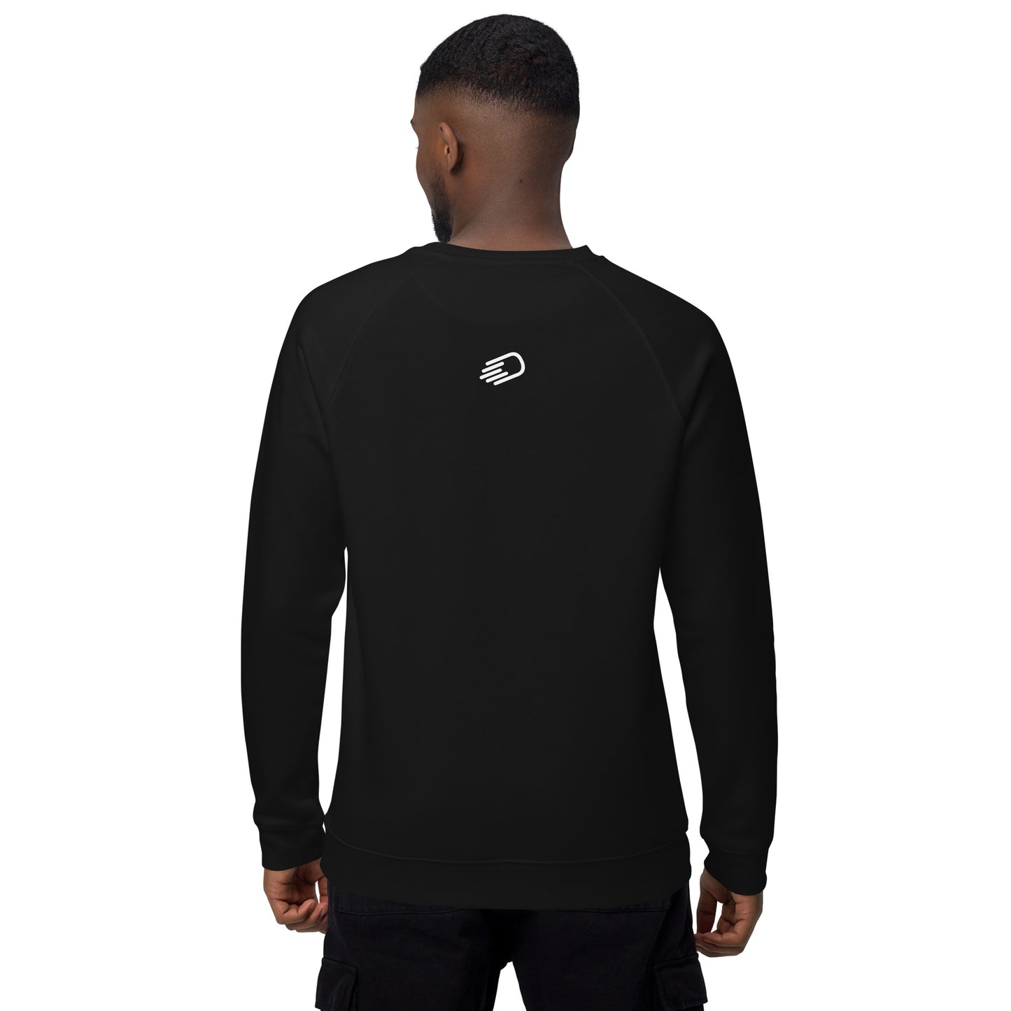 Black Long Sleeve Shirt with White Logo