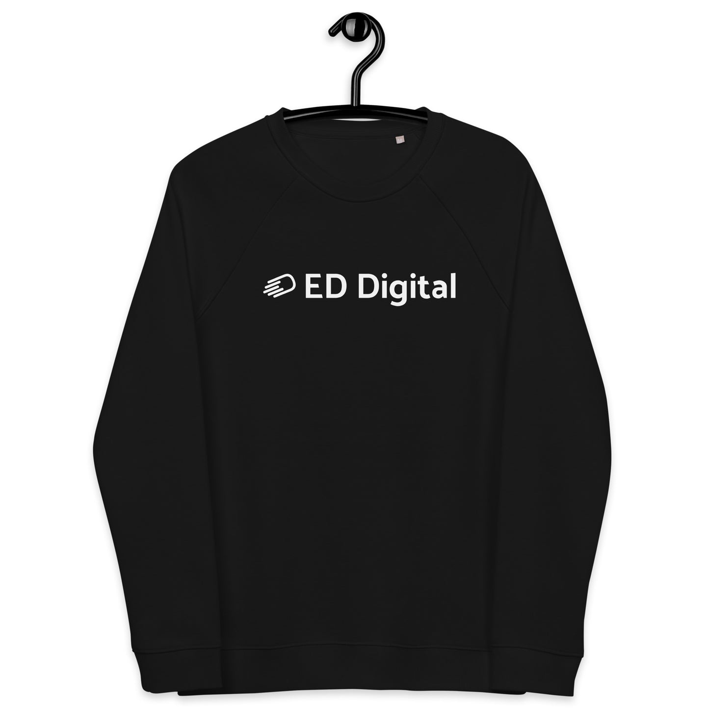 Black Long Sleeve Shirt with White Logo