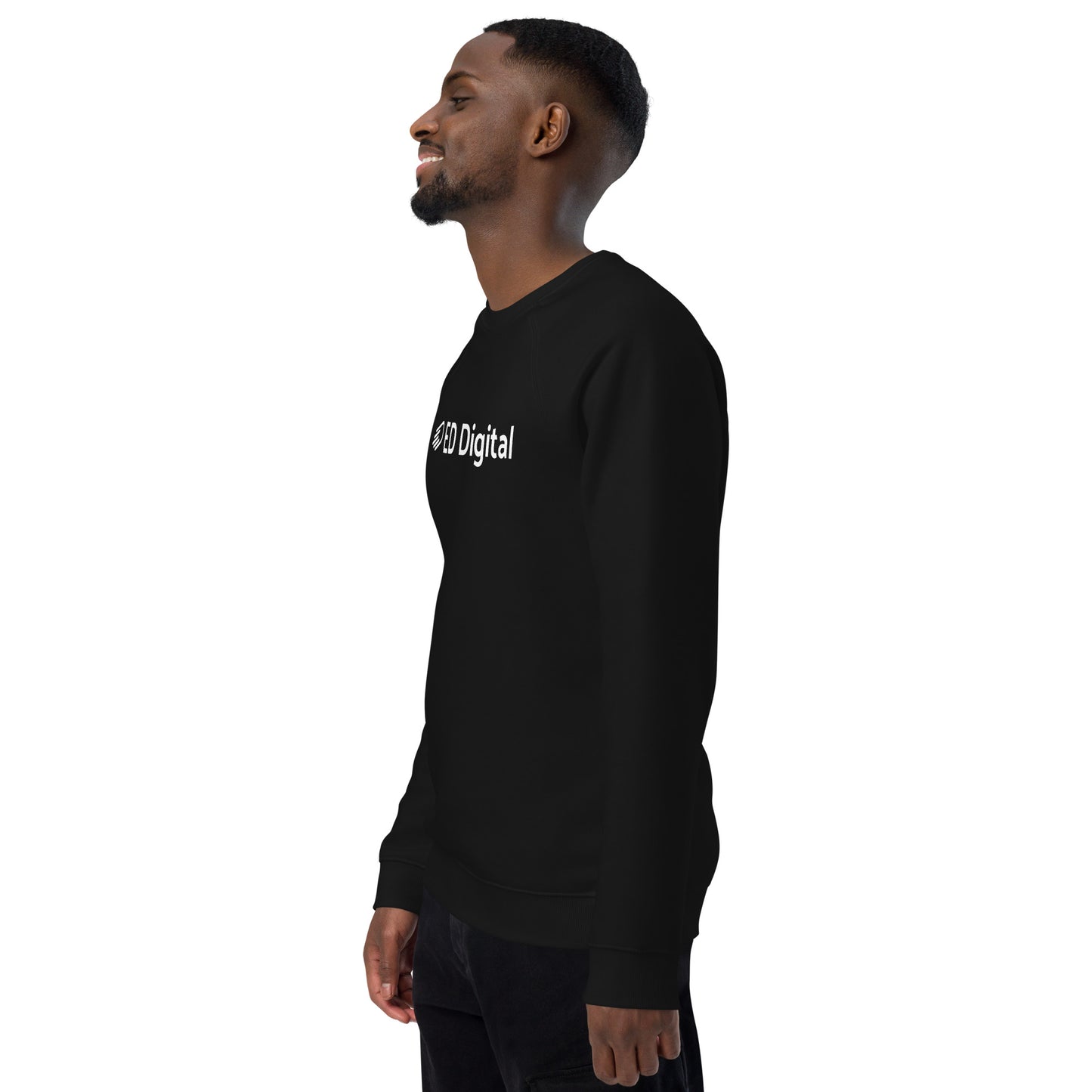 Black Long Sleeve Shirt with White Logo