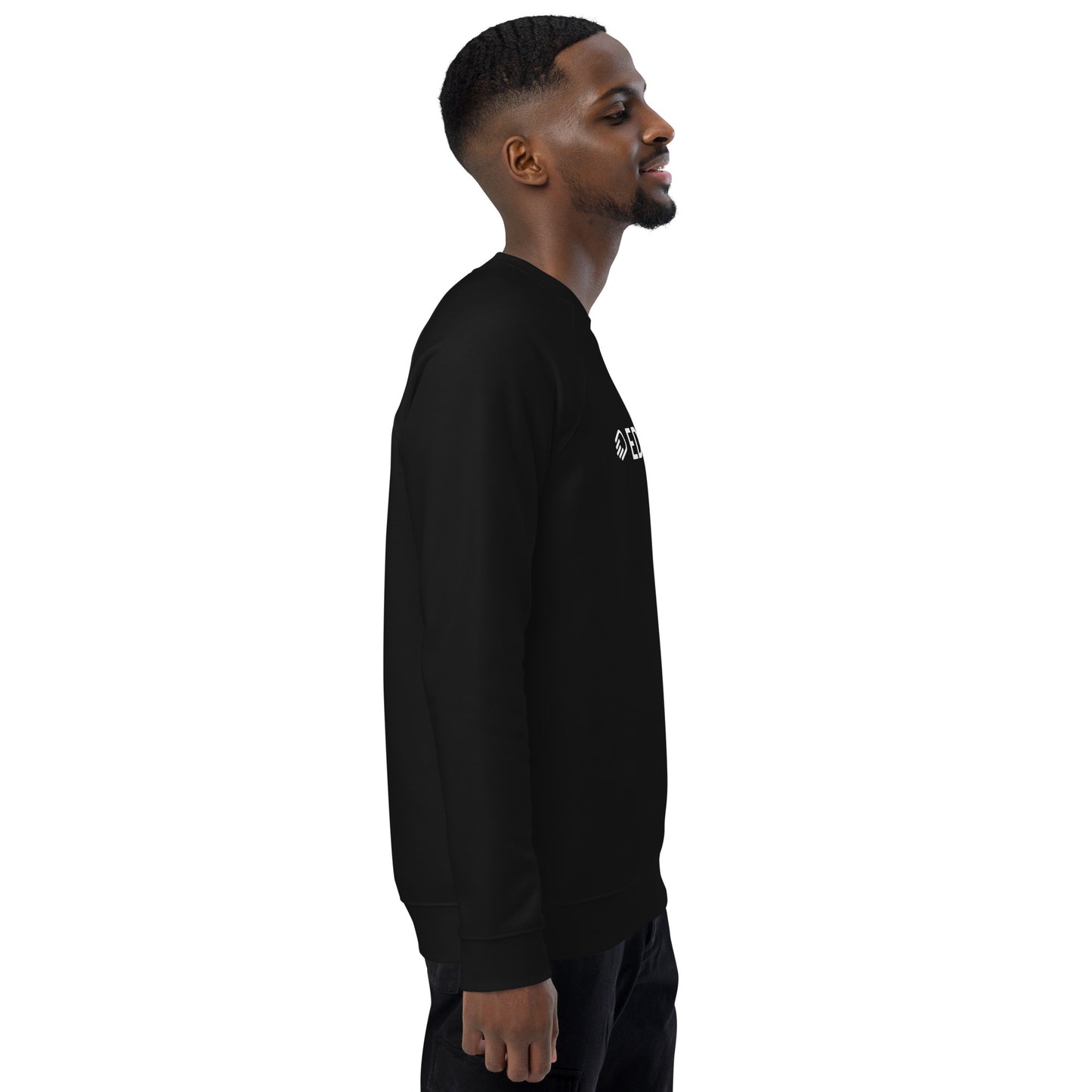 Black Long Sleeve Shirt with White Logo