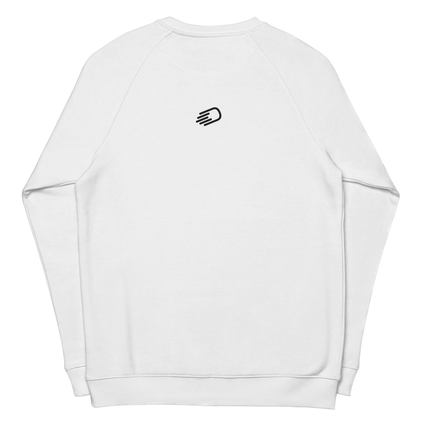 White Long Sleeve Shirt with Black Logo