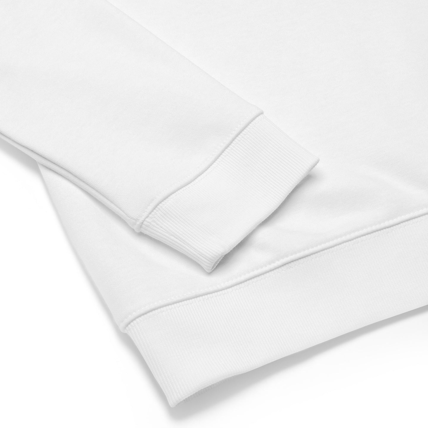 White Long Sleeve Shirt with Black Logo