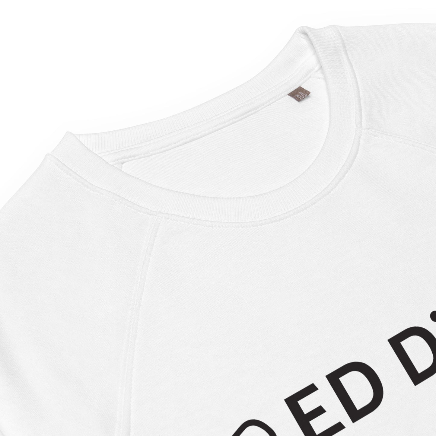 White Long Sleeve Shirt with Black Logo