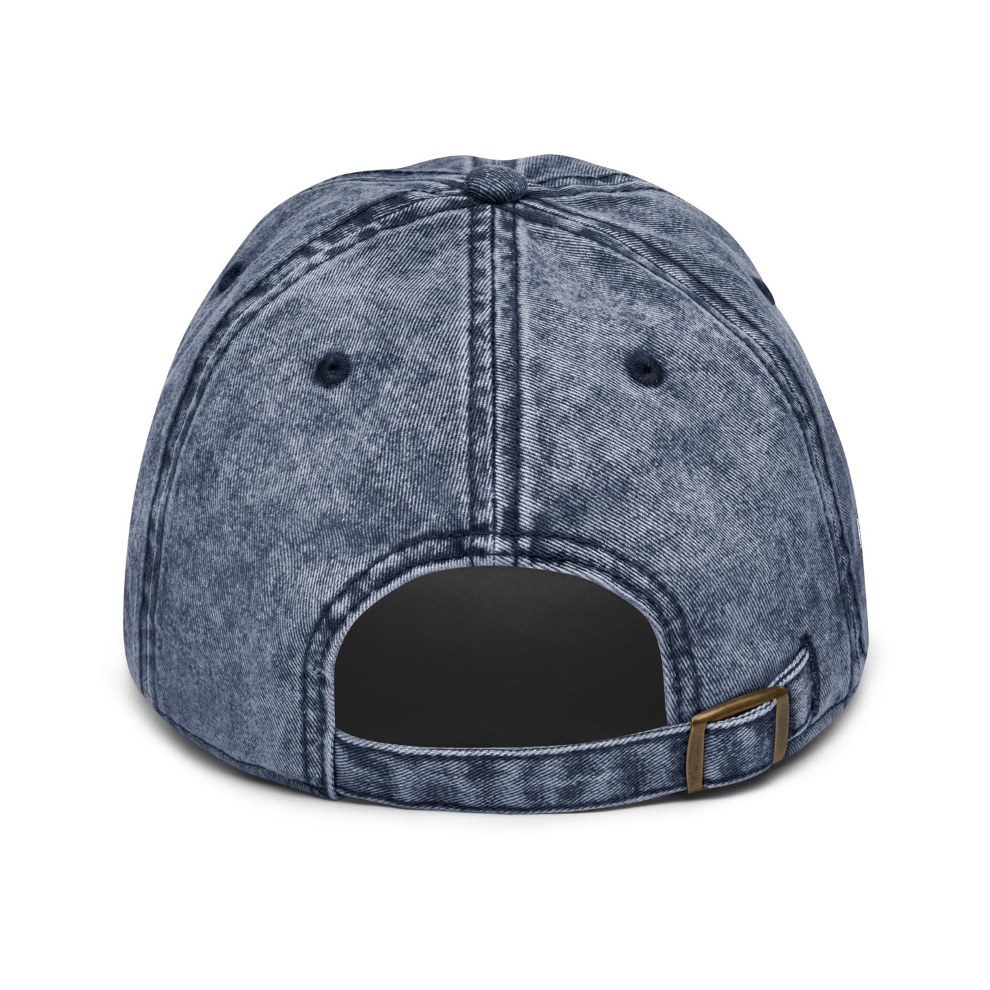 Blue Denim Visor with White Logo