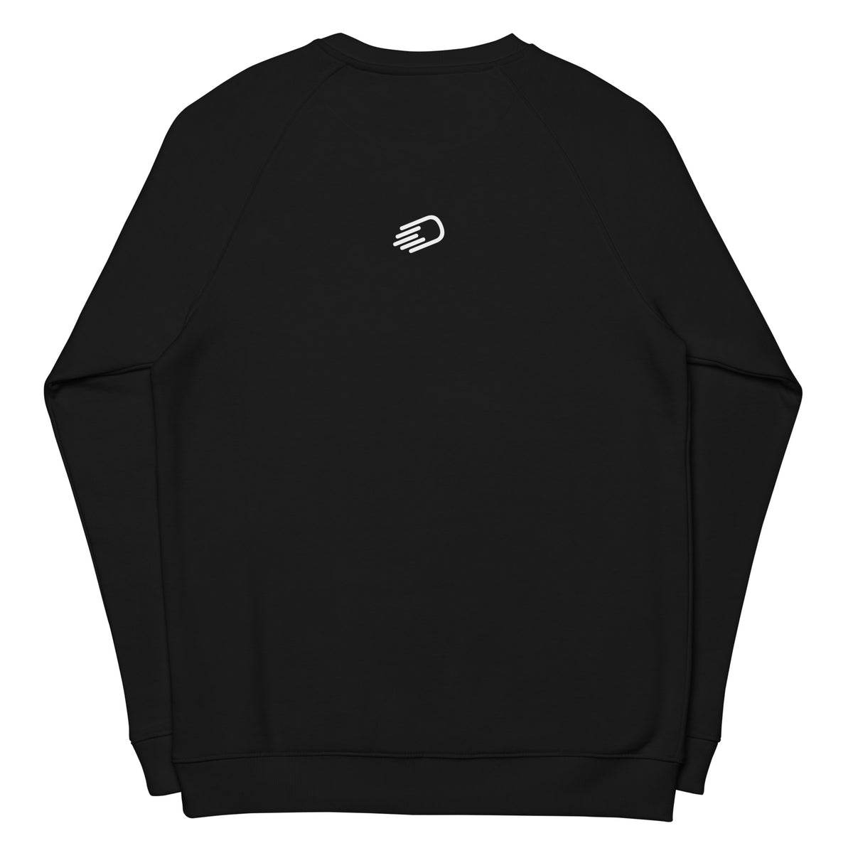 Camisa de Manga Larga Negra con Logo Blanco