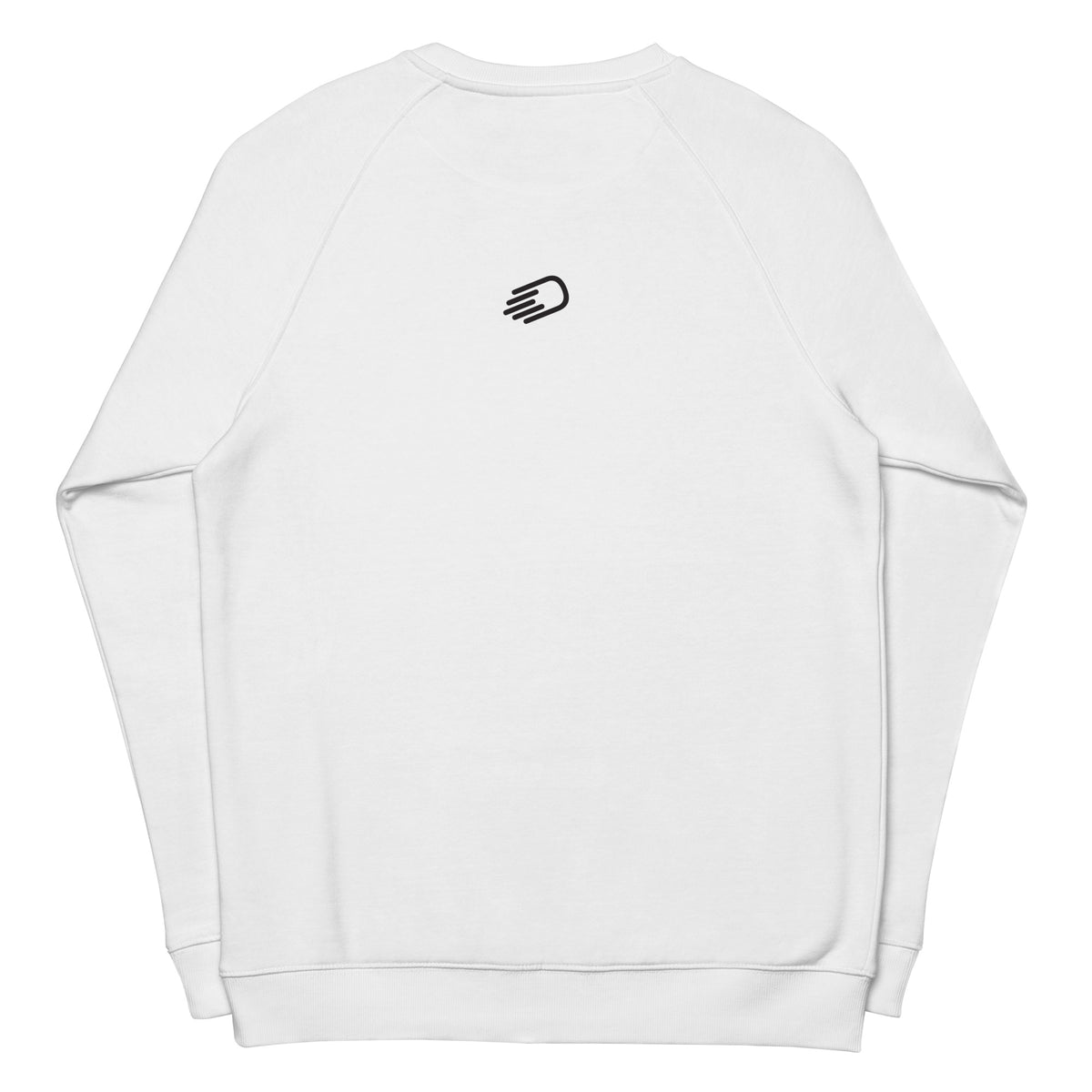 Camisa de Manga Larga Blanca con Logo Negro